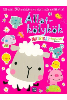 Állatkölykök - Matricás foglalkoztatókönyv