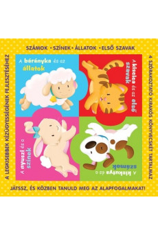 Puzzle-könyvek: Állatok - Számok, színek, első szavak, állatok