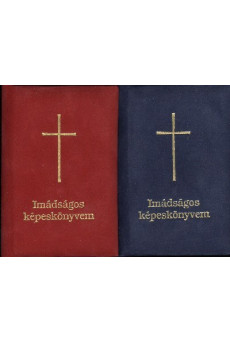 Imádságos képeskönyvem /Velúr (kék, bordó)