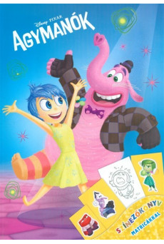 Agymanók színezőkönyv matricákkal