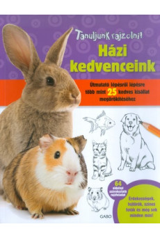 Házi kedvenceink /Tanuljunk rajzolni! - Útmutató lépésről lépésre több mint 25 kedves kisállat megör
