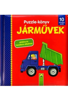 Puzzle-könyv: Járművek /10 hónapos kortól