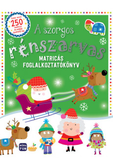 A szorgos rénszarvas - Matricás foglalkoztató