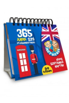 Agymenők képes szótanuló naptár - Angol 9-11 éveseknek /365 szó példamondatokkal