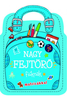 Nagy fejtörő - fiúknak matricákkal