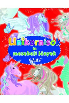 Unikornisok és mesebeli lények kifestő