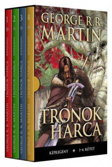 Trónok harca képregény 1-4. kötet díszdobozban