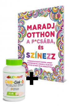 Maradj otthon a p*csába, és színezz + LenaVit C1000 + Cink + D3 /2000 NE/ + 100 mg csipkebogyó