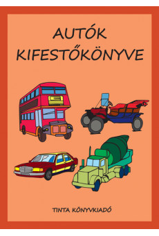 Autók kifestőkönyve - Kifestőkönyvek, színezők