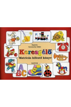 Keresgélő/ Matricás kifestőkönyv