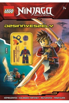 Lego Ninjago: Dzsinnveszély /Képregények, kalandos történet, rejtvények, minifigura
