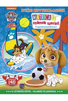 Mancs Őrjárat: Nyári kutyikalandok - Matricázz számok szerint foglalkoztatókönyv