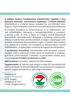 LenaVit C1000 + szerves cink + D3-vitamin /2000 NE/ + csipkebogyó