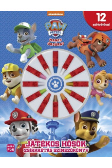 Mancs őrjárat: Játékos hősök - Zsírkrétás színezőkönyv