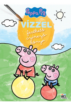 Vízzel festhető színezőkönyv: Peppa malac