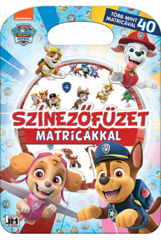 Színezőfüzet matricákkal - Mancs őrjárat - Több mint 40 matricával