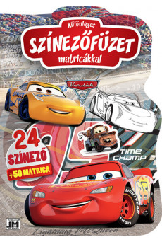 Különleges színezőfüzet matricákkal: Verdák 3.