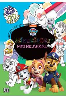 Színezőfüzet matricákkal - Mancs őrjárat