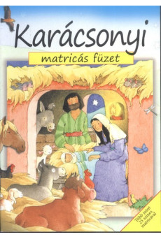 Karácsonyi matricás füzet /Több mint 25 színes matricával §k