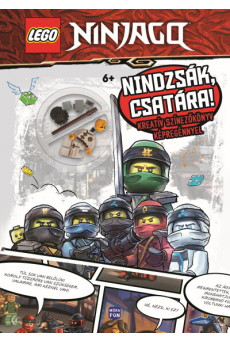 Lego Ninjago: Nindzsák, csatára! - Kreatív színezőkönyv képregénnyel! - Ajándék Cole minifigurával