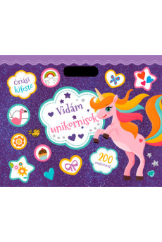 Óriás kifestő - Vidám unikornisok - Vidám unikornisok - Óriás kifestő