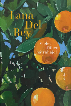 Violet a fűben hátrahajol