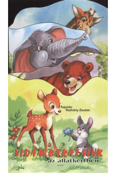 Vidám barátaink az állatkertben /Leporelló