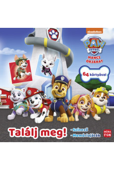 Mancs őrjárat: Találj meg! - Memóriajáték a kutyikkal. - Színező és memóriajáték egyben - 64 darab memóriakártyával!