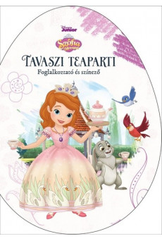 Tavaszi teaparti - Disney Junior (tojás alakú színező) §H