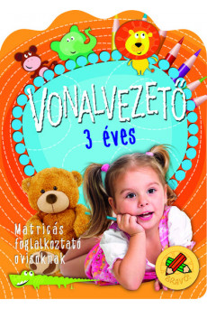 Vonalvezető 3 éves - Matricás foglalkoztató ovisoknak