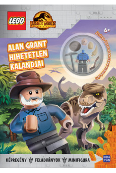 Lego Jurassic World: Alan Grant hihetetlen kalandjai - Foglalkoztatókönyv minifigurával