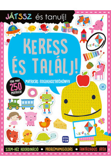 Játssz és tanulj! - Keress és találj! - Matricás foglalkoztatókönyv - több mint 250 matricával