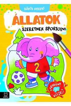Bűvös Kifestő. Állatok szeretnek sportolni