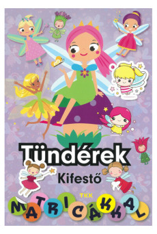 Tündérek kifestő - Matricákkal