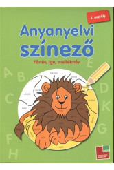 Anyanyelvi színező 2. osztály /Főnév, ige, melléknév