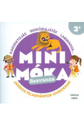 Mini móka: Szavanna /Játékos feladványok ovisoknak - kakukktojás, memóriajáték, labirintus