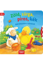 Zöld, sárga, piros, kék