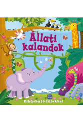 Állati kalandok - Interaktív könyv - Kihúzható fülekkel