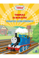 Thomas és barátai - Vonatos színezőkönyv