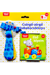 Csörgő-zörgő babakocsikönyv - Első képeim