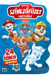 Különleges színezőfüzet matricákkal: Mancs Őrjárat