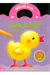 Vidám kifestő a csibével - Matricás óvoda