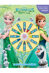 Jégvarázs - Party láz: Varázslatos színek (színezőkönyv)