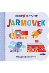 Babakönyvtár - Járművek - Kukucskálós könyv