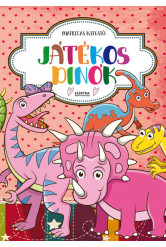Játékos dinók - Matricás kifestő