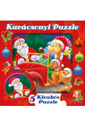 Karácsonyi puzzle - 5 kirakós puzzle §K