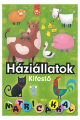 Háziállatok kifestő - Matricákkal
